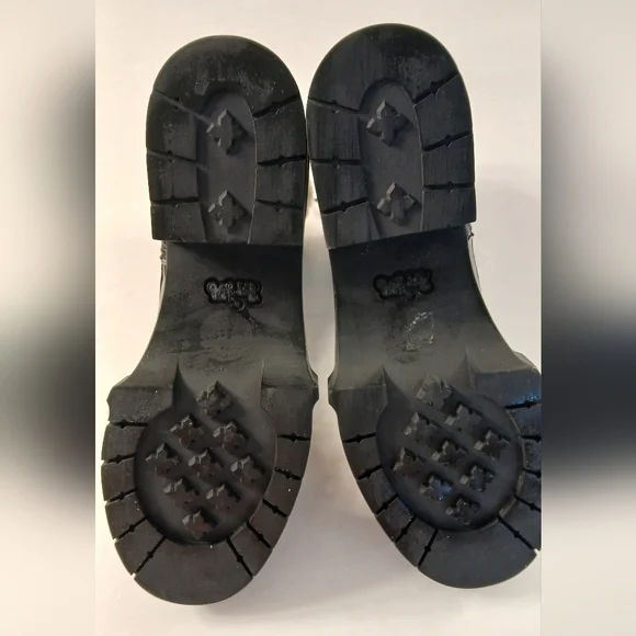 COACH Leighton Shearling Bootie • Black Patent Leather • Size 9.5 B - Picture 12 of 14